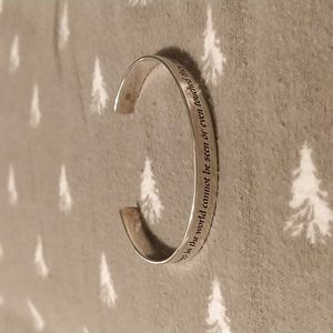 Sterling silver cuff/ bracelet